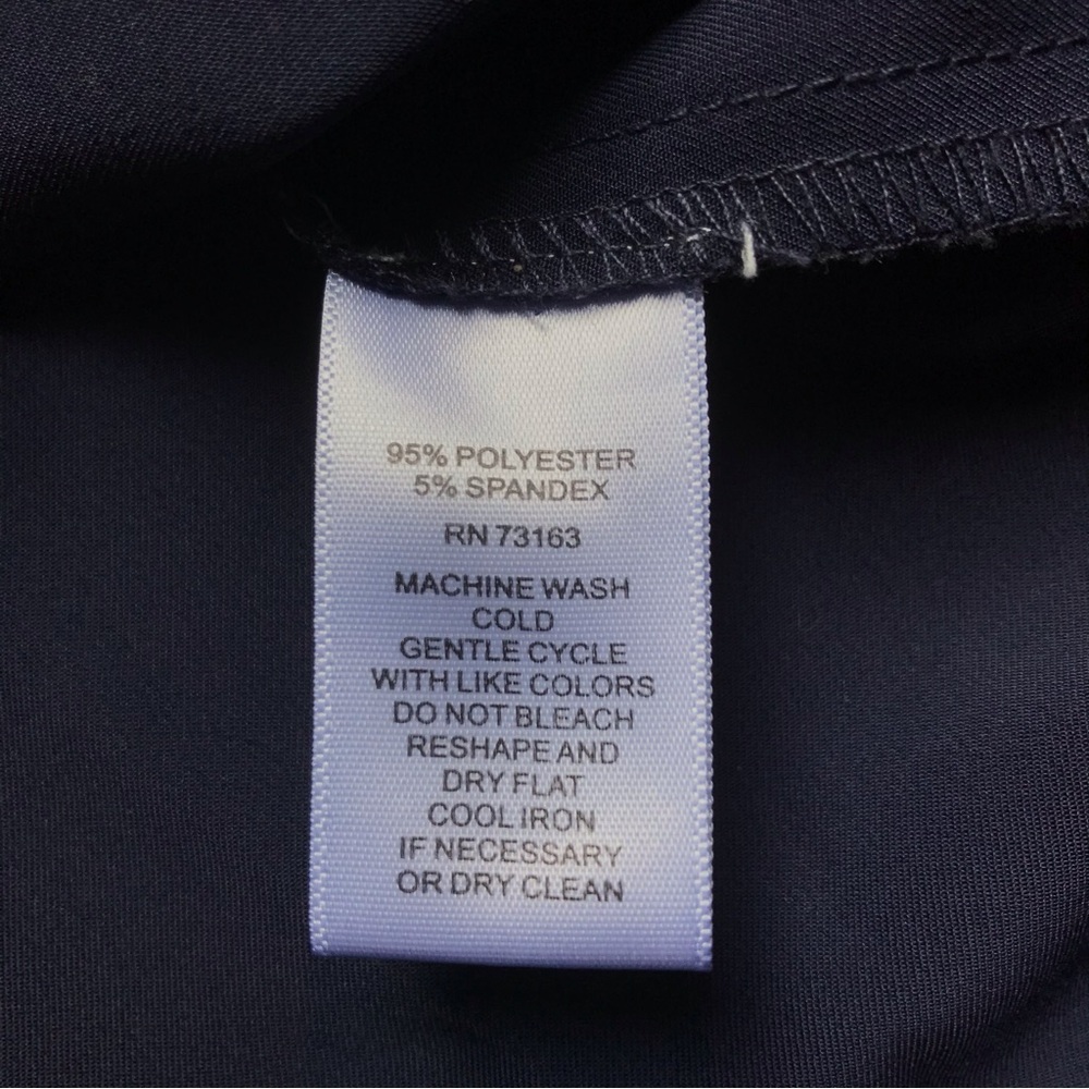 Spense Navy Sheath Tunic Dress with Metal Details, EUC, 14 - Picture 10 of 14